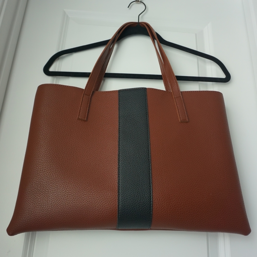 Vince Camuto Vegan Leather Tote with Dust Bag